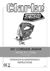 Clarke ZX-R Pro Series Operation & Maintenance Instructions Manual