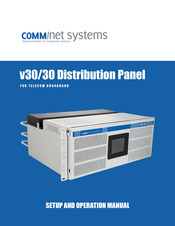 Comm Net Systems v30/30 Setup And Operation Manual