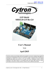 Cytron Technologies Shield-G15 User Manual