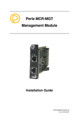 Perle MCR-MGT Installation Manual