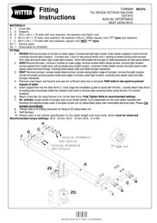 Witter SK27U Fitting Instructions Manual