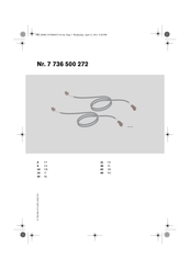 Bosch Thermotechnik 7 736 500 272 Installation Manual