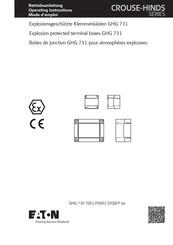 Eaton GHG 731 01 Operating Instructions Manual