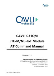 Cavli Wireless C31QM At Command Manual