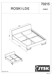 Jysk ROSKILDE 3104915 Manual