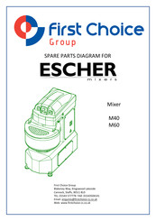 First Choice ESCHER M60 PREMIUM Spare Parts Diagram