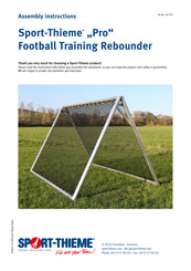 Sport-Thieme Pro Assembly Instructions