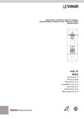 Vimar PIXEL UP 40414 User Manual