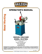 Baileigh CS-275EU Operator's Manual