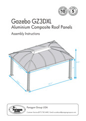 Paragon GZ3DXL Assembly Instructions Manual