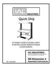IAC INDUSTRIES D4 Assembly Instructions Manual