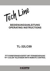 TechLine TL-32LC09 Operating Instructions Manual