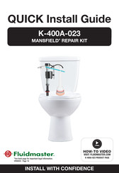 Fluidmaster K-400A-023 Quick Install Manual
