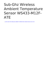 daviteq WS433-M12F-ATE User Manual
