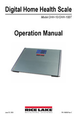 Rice Lake DHH-10 Operation Manual