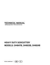 Textron SODCUTTER 544853B Technical Manual