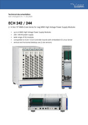 iseg MMS-Crate ECH 242 Technical Documentation Manual
