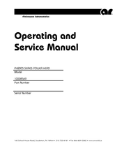 AR PH2000 Series Operating And Service Manual