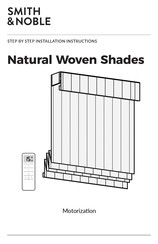 Smith & Noble Natural Woven Shades Step By Step Installation Instructions