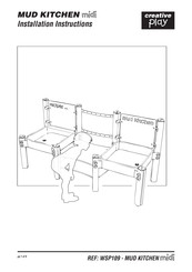 Creative Play Mud Kitchen Midi Installation Instructions Manual