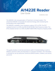 TransCore AI1422E User Manual