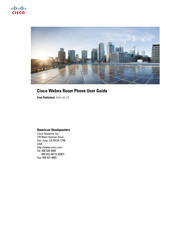 Cisco Webex Room Kit User Manual