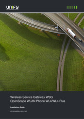 Unify Wireless Service Gateway WSG Installation Manual