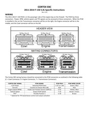Cortex EBC Specific Instructions