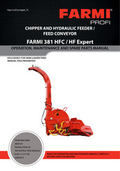 Farmi 381 HFC Operation, Maintenance And Spare Parts Manual