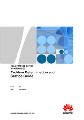 Huawei Tecal RH5485 Problem Determination And Service Manual