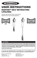 R431006, Self Retractable Lifelines