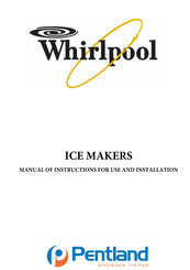 Whirlpool K20 Instructions For Use And Installation