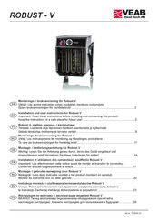 VEAB Heat Tech ROBUST V6T Installation And User Instructions Manual