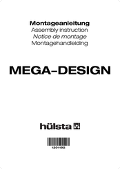 Hülsta MEGA-DESIGN Assembly Instruction Manual