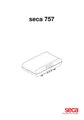 Seca 757 Instruction Manual And Guarantee