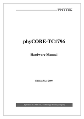Phytec phyCORE-TC1796 Hardware Manual