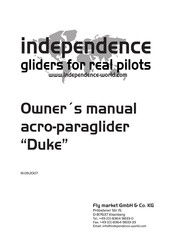 Independence Duke Owner's Manual