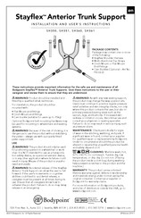Bodypoint Stayflex SH361 Installation And User Instructions Manual