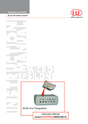 MICRO-EPSILON scanCONTROL2810 Instruction Manual
