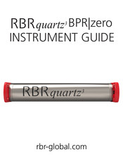 RBR quartz3 BPR zero Instrument Manual