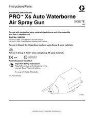 Graco PRO Xs Instructions - Parts Manual