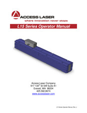 Access Laser L15P Operator's Manual