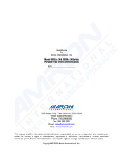 Amron 2820A-11 User Manual