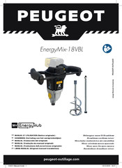 PEUGEOT EnergyMix-18VBL Using Manual