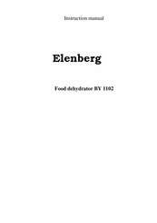 Elenberg BY 1102 Instruction Manual
