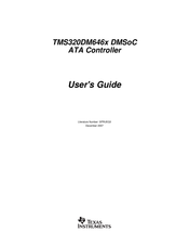 Texas Instruments TMS320DM646 Series User Manual