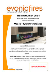 European Home evonicfires Kiruna Instruction Manual