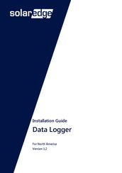 SolarEdge Data Logger Installation Manual