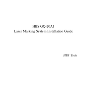 HBS GQ-20A1 Installation Manual