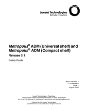 Lucent Technologies Metropolis ADM Safety Manual